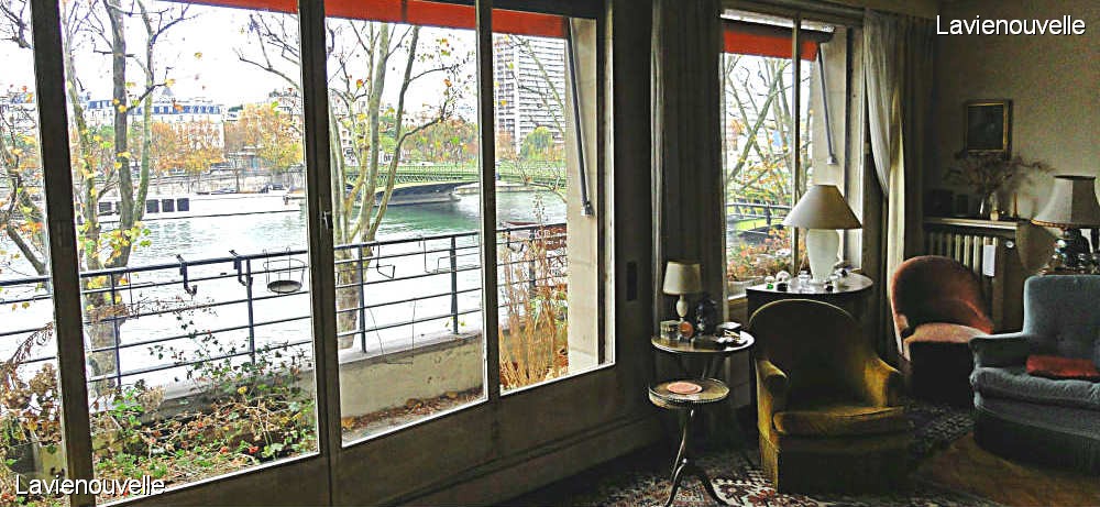 Un balcon sur la Seine - Seine pont Mirabeau